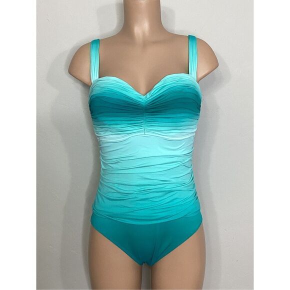 New. Bleu Rod Beattie ombré swimsuit. Normally $129. Size 14 - Picture 5 of 10